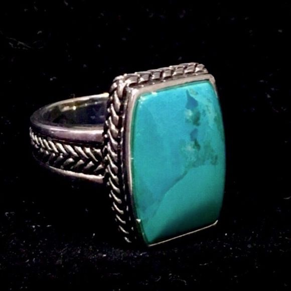 BARSE Turquoise Sterling Silver 925 Ring Sz 6 NWOT - Picture 2 of 9